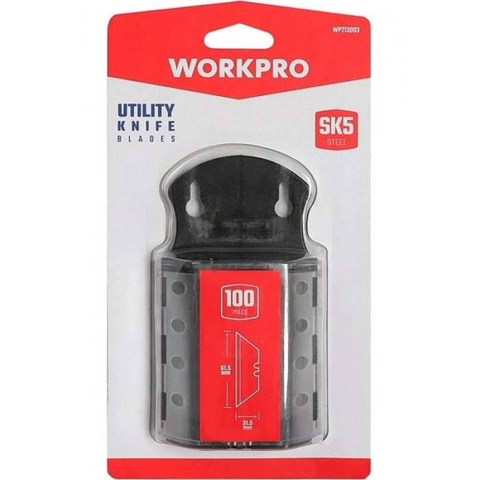 Workpro WP213003 100lü Rötuş Maket Bıçağı Yedeği
