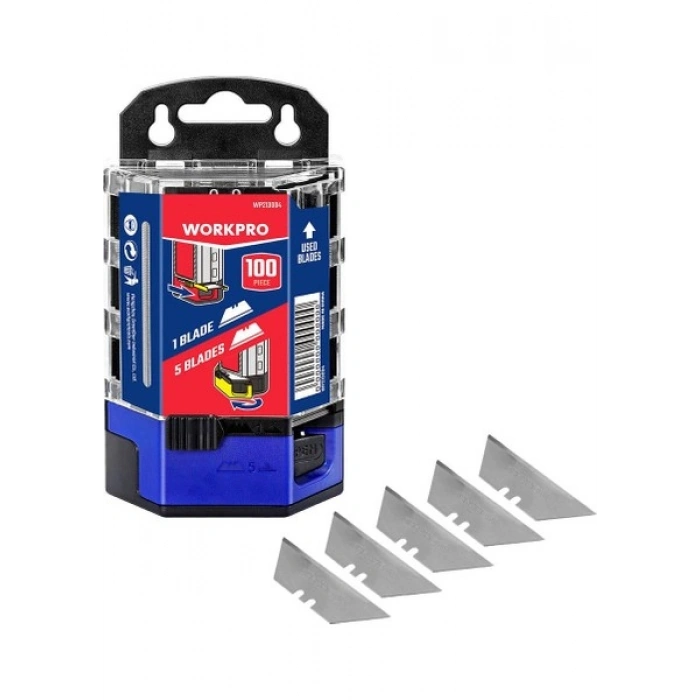 Workpro WP213004 100lü Rötuş Maket Bıçağı Yedeği