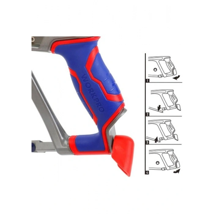 Workpro WP215027 300MM Bı-Metal 24 Tpı Ağır Hizmet Tipi Demir Testeresi