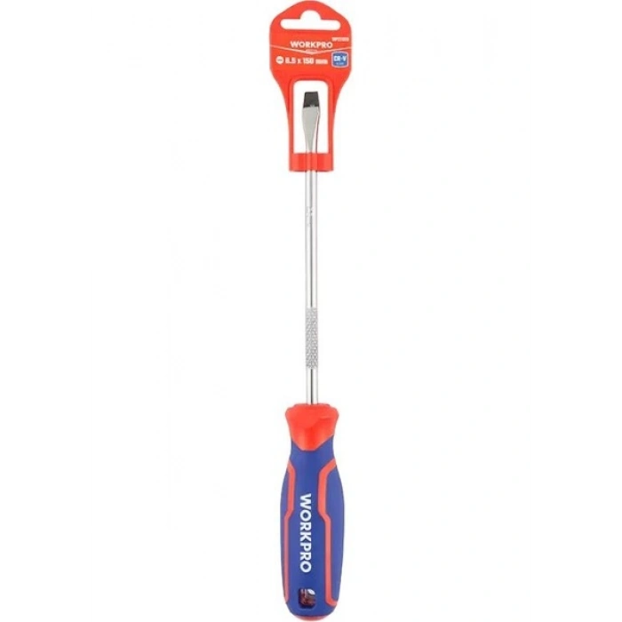 Workpro WP221020 6.5X150MM Cr-V Manyetik Profesyonel Düz Tornavida