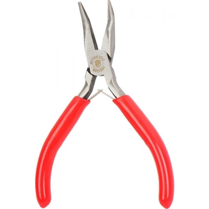 Workpro WP231039 145 mm Elektronikçi Mini Eğri Kargaburnu Pense