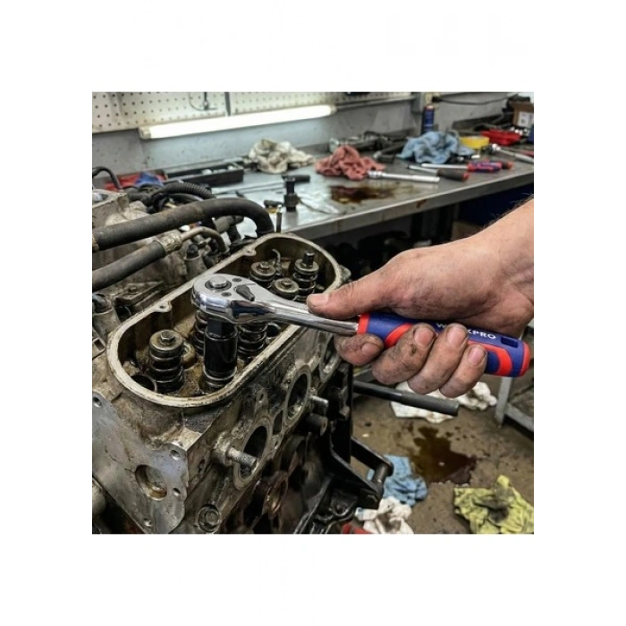 Workpro WP271009 1/2’ Cr-V Profesyonel Cırcır Lokma Kolu