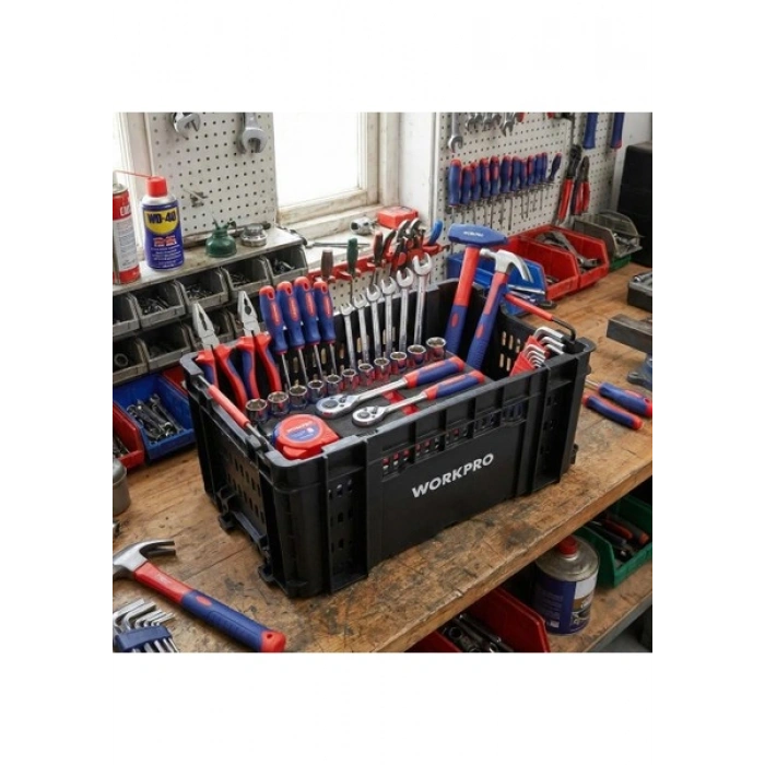 Workpro WP283028 46LT 55,7X32,2X25CM Üstü Açık Profesyonel Takım Çantası