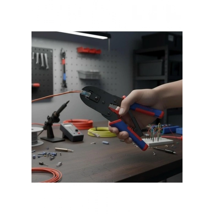 Workpro WP292001 RJ45/RJ11/RJ12/RJ22 Profesyonel Konnektör Sıkma Pensesi