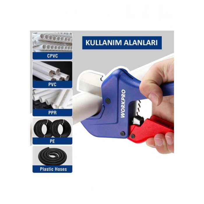 Workpro WP301006 42MM Profesyonel Pprc Plastik Boru Kesme Makası