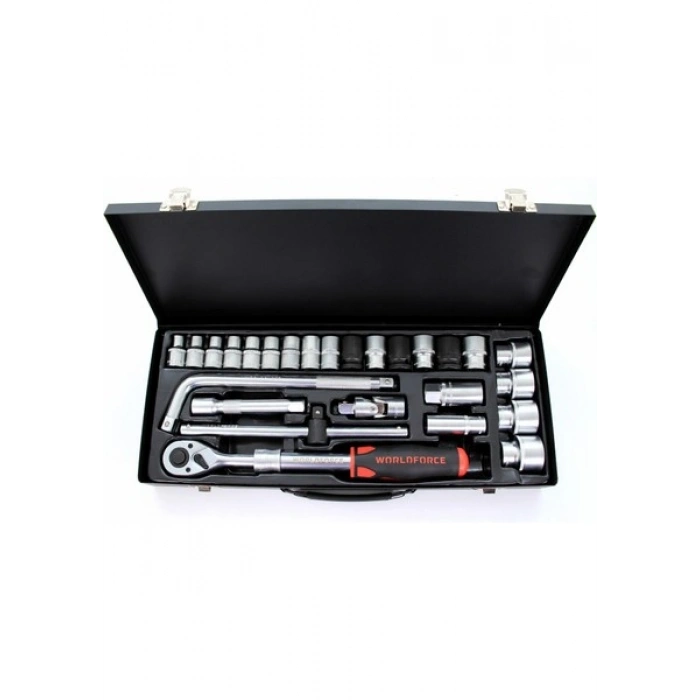 Worldforce 1/2 26 Parça Lokma Takımı 8-32MM Profesyonel Takım Seti