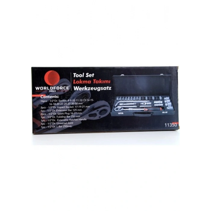 Worldforce 1/2 26 Parça Lokma Takımı 8-32MM Profesyonel Takım Seti