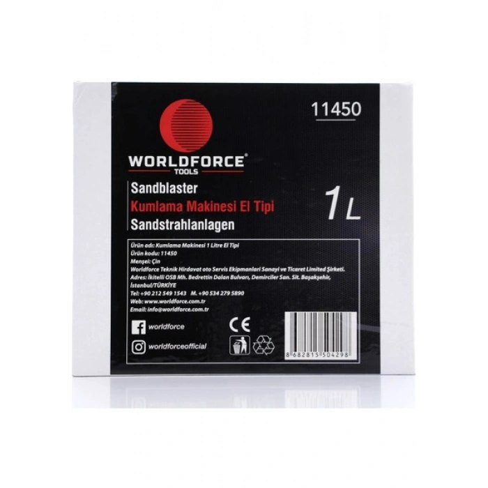Worldforce 1 Litre El Tipi Kumlama Tabancası