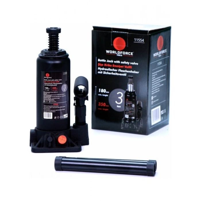 Worldforce 3 Ton Hidrolik Şişe Kriko Vidalı