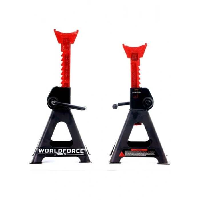 Worldforce 3 Ton Kriko Standı Araç Sehpası 2li Set Araç Altı Sehpa Seti