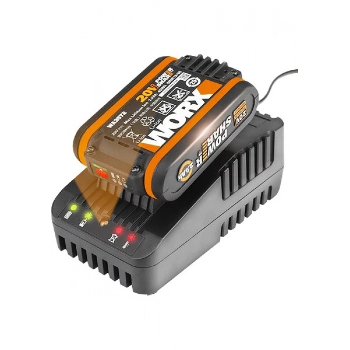 Worx WA3601 20VOLT 2.0AH. Powershare Li-Ion Akü ve Akü Şarj Cihazı