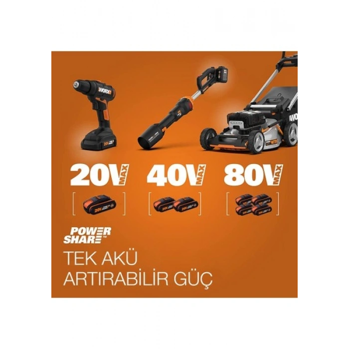 Worx WA3880 20VOLT Li-Ion Powershare Akü Şarj Cihazı