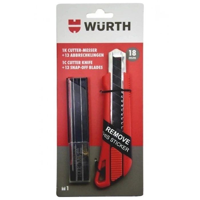 Würth Falçata Seti (1 Falçata+13 Bıçak) 18 MM 0715 66 118