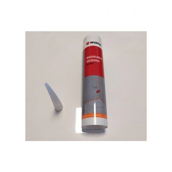 Würth Şeffaf Duşakabin Silikonu 310 ml Hızlı Kuruyan Dayanıklı Sızdırmazlık Malzemesi