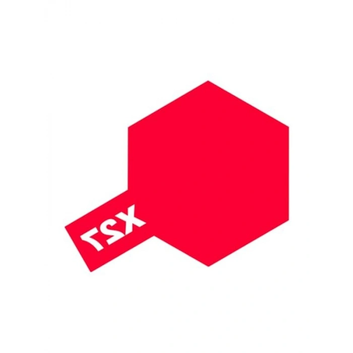 X-27 Clear Red Parlak Akrilik Boya (10 Ml)