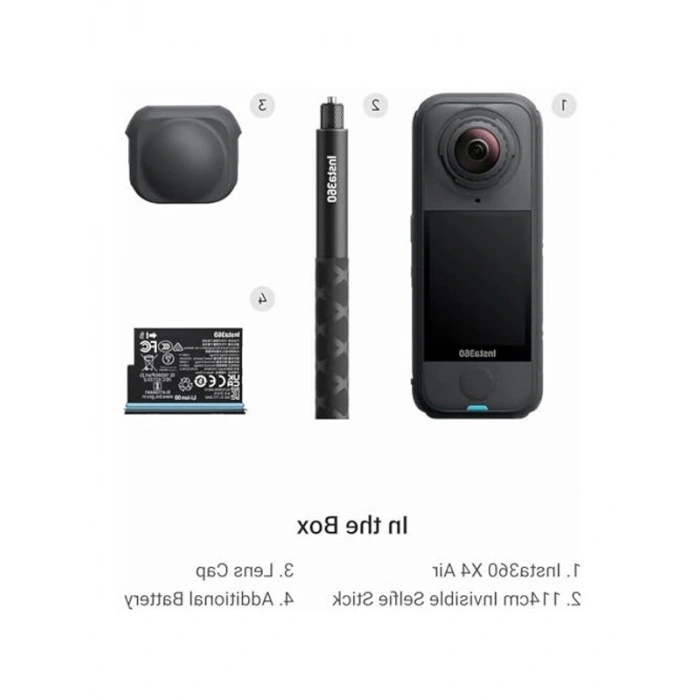 360° Açıyla Çekim Yapabilen Aksiyon Kamerası Seti