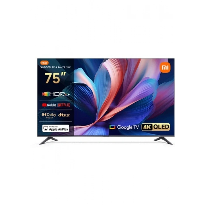 Xiaomi A Pro 75 2026 - 4K Ultra HD Google Smart Uydu Alıcılı QLED TV