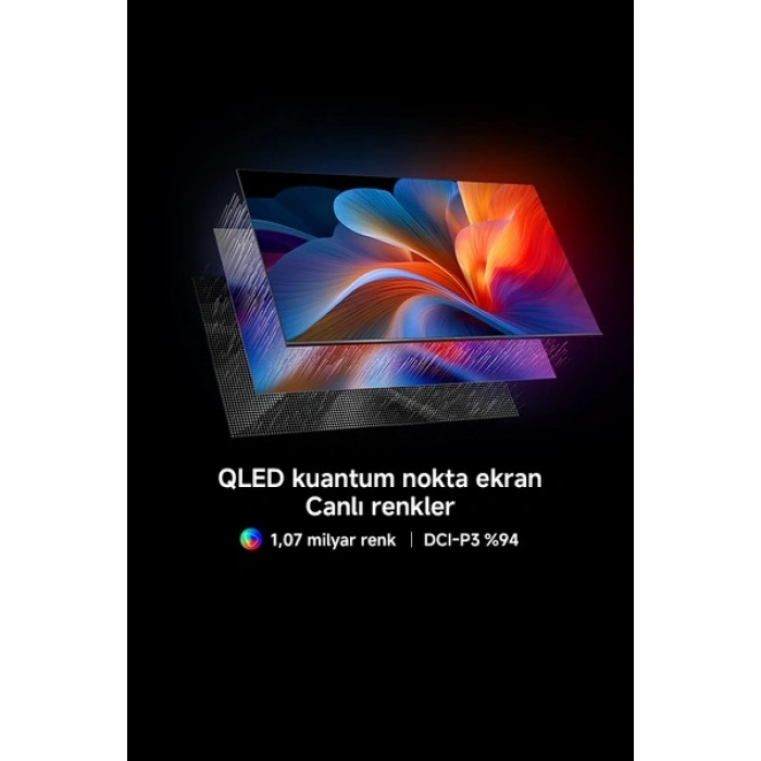 Xiaomi A Pro 75 2026 - 4K Ultra HD Google Smart Uydu Alıcılı QLED TV