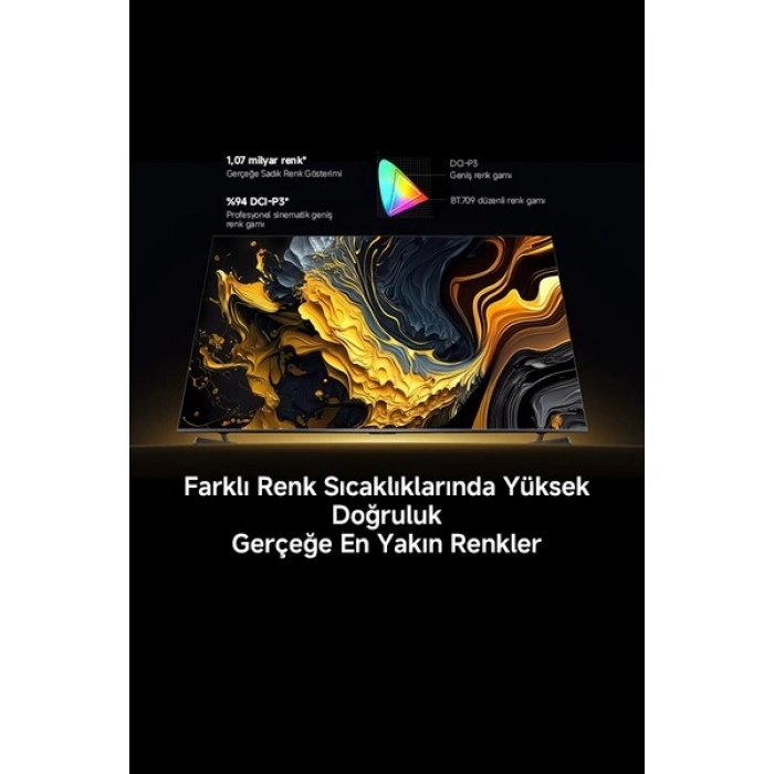 Xiaomi Max 85 2025 - 4K Ultra HD QLED Smart TV 85 inç Google Uydu Alıcılı