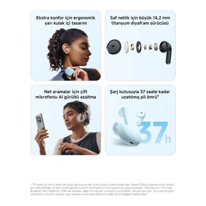 Xiaomi Redmi Buds 8 Active Tws Kulak Içi Bluetooth Kulaklık - Siyah