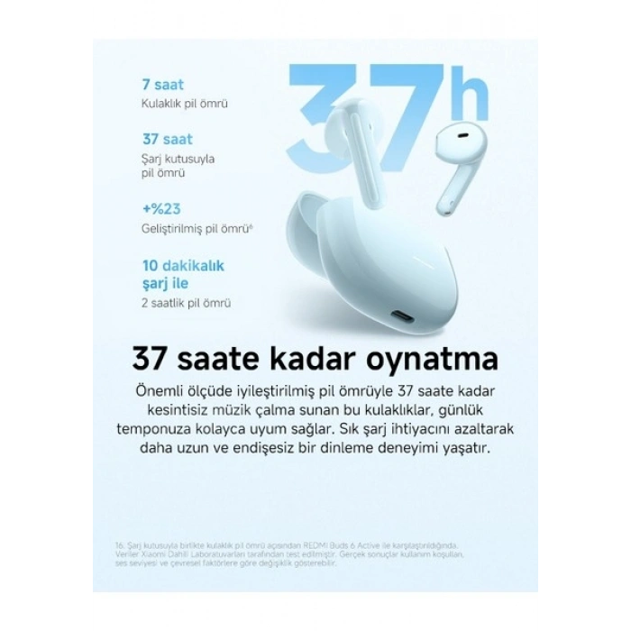 Xiaomi Redmi Buds 8 Active Tws Kulak Içi Bluetooth Kulaklık - Siyah