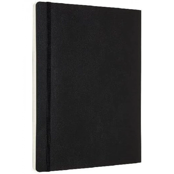 XL Boy Yumuşak Kapak Defter, Siyah Renk ile Şık Tasarım
