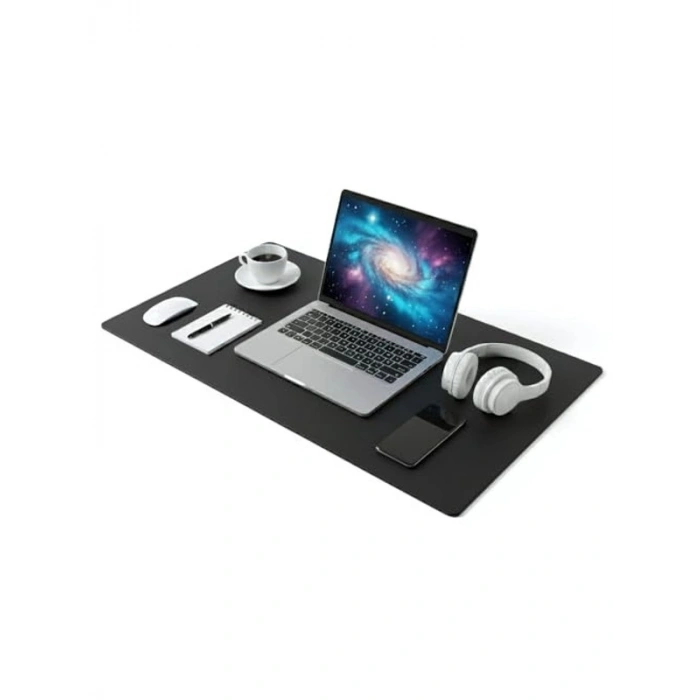 XL Deri Mouse Pad, 90x40 cm, Ofis Kullanımına Uygun