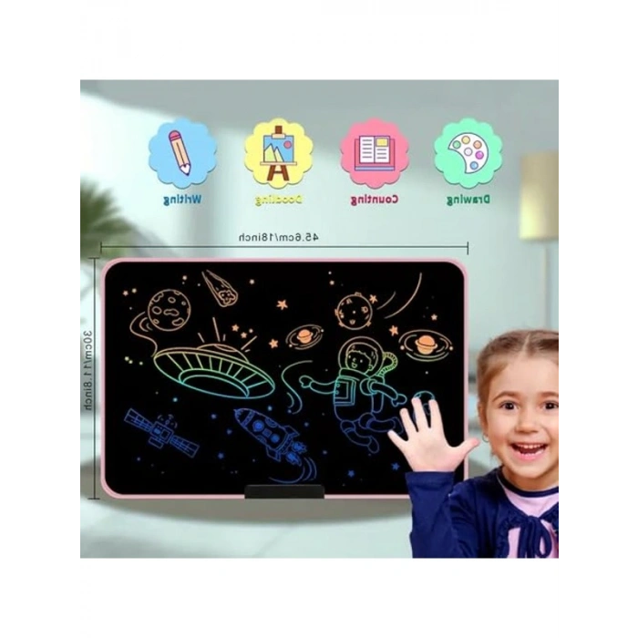 XL Yazı Tableti, 21 inç LCD Çift Taraflı, Eğitim Aracı