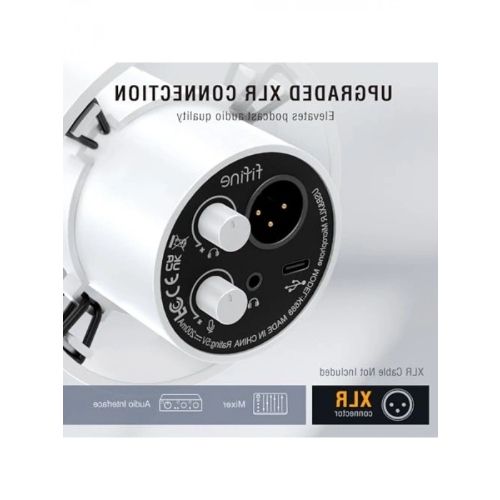 XLR Dinamik Mikrofon, USB ile Akış Kaydı için İdeal Seçim