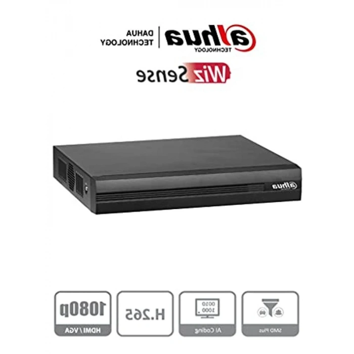 16 Kanal 5in1 DVR Kayıt Cihazı, 2 MP H265+ Kalite ile Video Kaydı