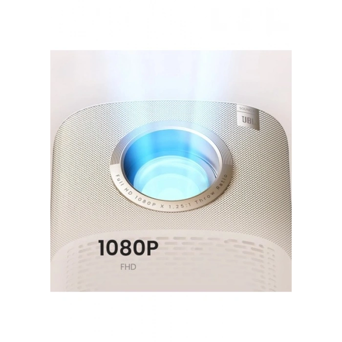 Yaber T2 Plus Google TV - Dahili JBL Hoparlör & Dolby Ses Desteği - Bataryalı - AI Akıllı Yansıtma 450 Ansi Lumen Full HD Projeksiyon Cihazı
