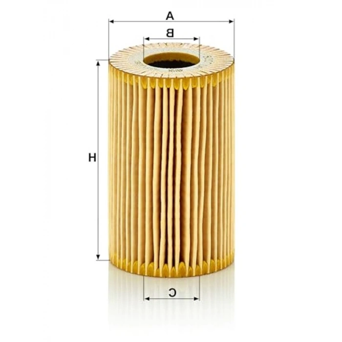 Yağ Filtresi, Mann Filter HU 7008 z, VW Group ile Uyumlu