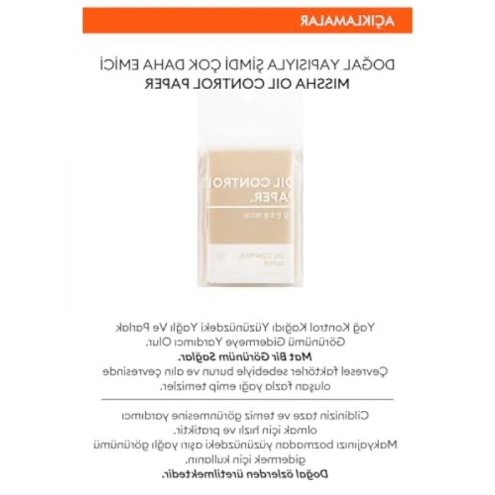 Yağ Kontrol Kağıdı 100 Adet