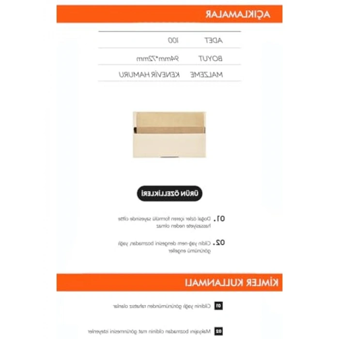 Yağ Kontrol Kağıdı 100 Adet