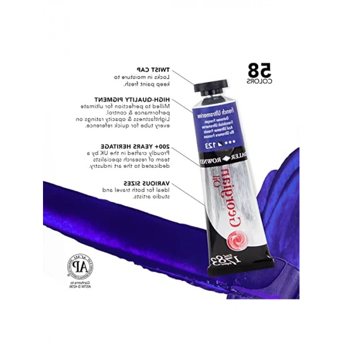 Yağlı Boya Goc, 38 Ml, Zinc White - Georgian