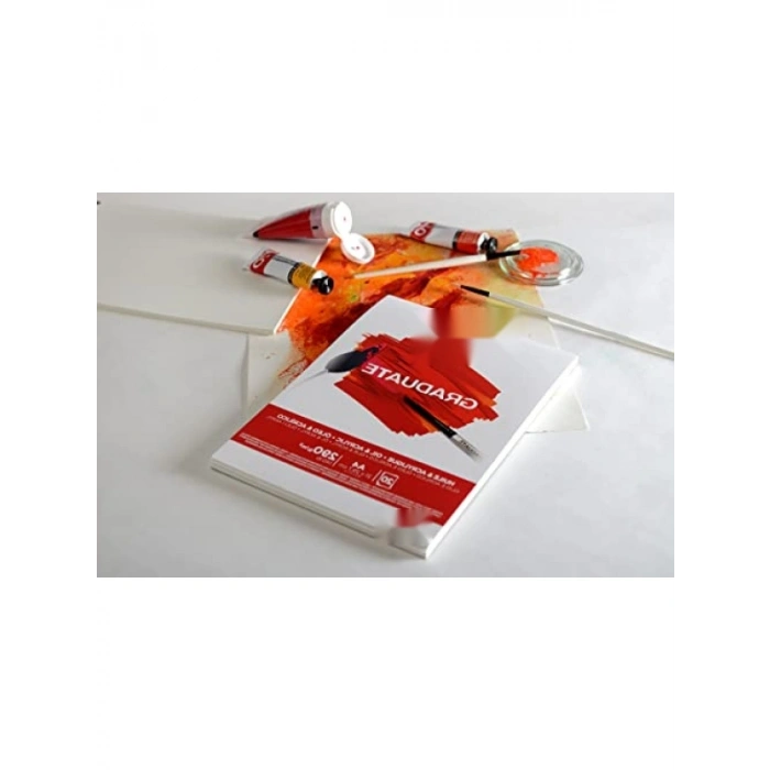 Yağlı ve Akrilik Boya Kağıdı - 290 g/m², A4 Boyut, 20 Yaprak