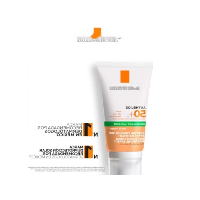 Yağlı ve Karma Ciltler İçin SPF 50+ Renkli Yüz Güneş Kremi, 50 ml