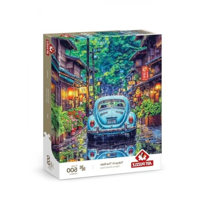 Yağmur Altında Tokyo 500 Parça Puzzle Seti