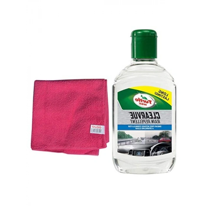 Yağmur Kaydırıcı Cila ve Mikrofiber Bez Seti