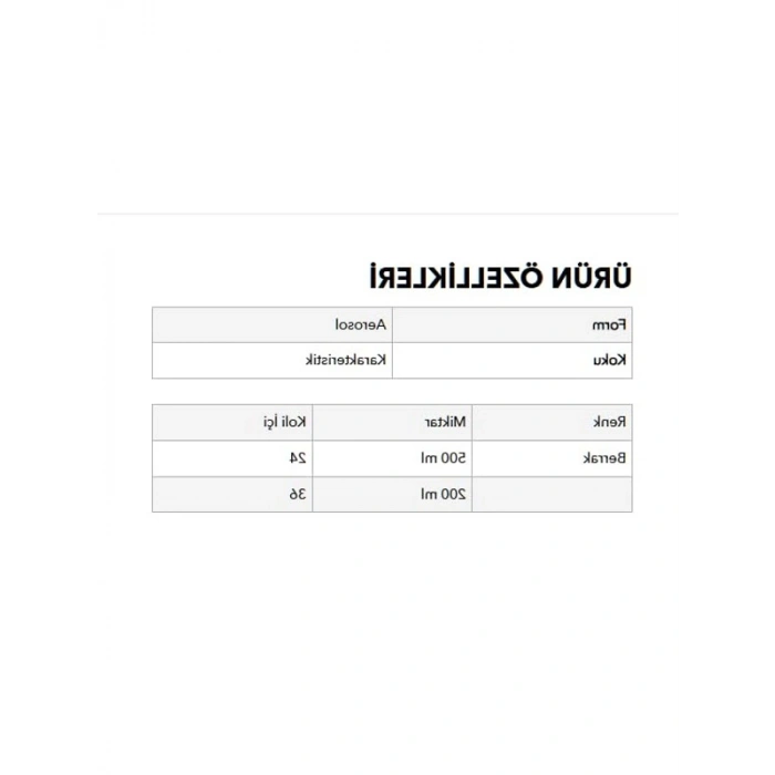 Yağsız Elektronik Devre Kart Temizleyici, 500 ml Kapasite