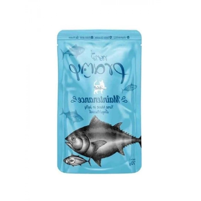 Yağsız Ton Balıklı Yetişkin Kedi Maması, 70 Gr