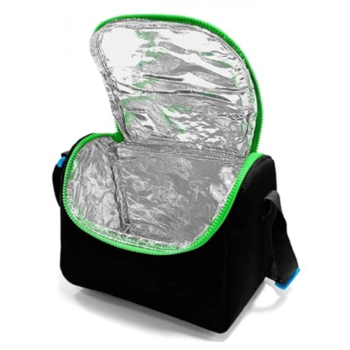 Yalıtımlı Beslenme Çantası, Siyah Yeşil Renkli