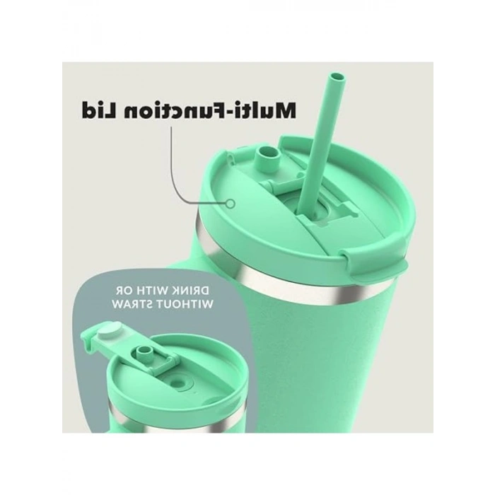 Yalıtımlı Su Şişesi, 1.2L Kapasite ile Açık Yeşil Renk Seçeneği