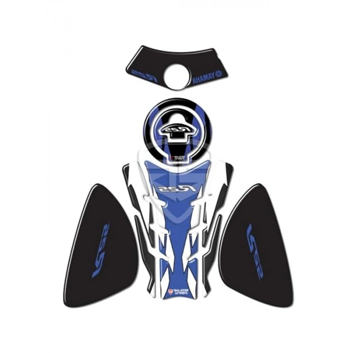 Yamaha R25 Eski Kasa Tank Pad Set Mavi
