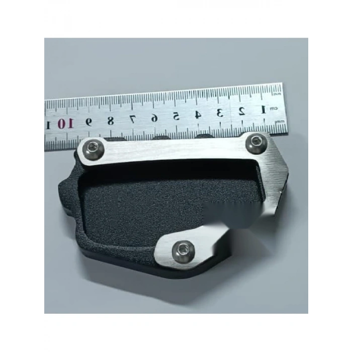 Yan Ayak Genişletici Plaka, Paslanmaz Çelik, Siyah-Gümüş