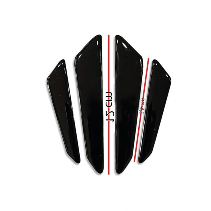 Yan Kapı Koruma Sticker, Siyah Renkli Yapıştırma Aksesuarı