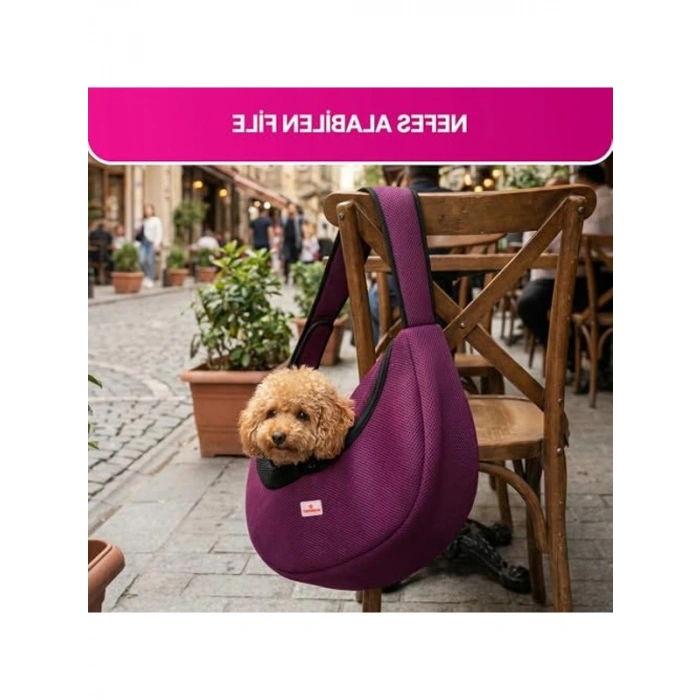 Yan Taşıma Çantası, Omuz Askılı, Evcil Hayvanlar İçin Rahat Taşıma
