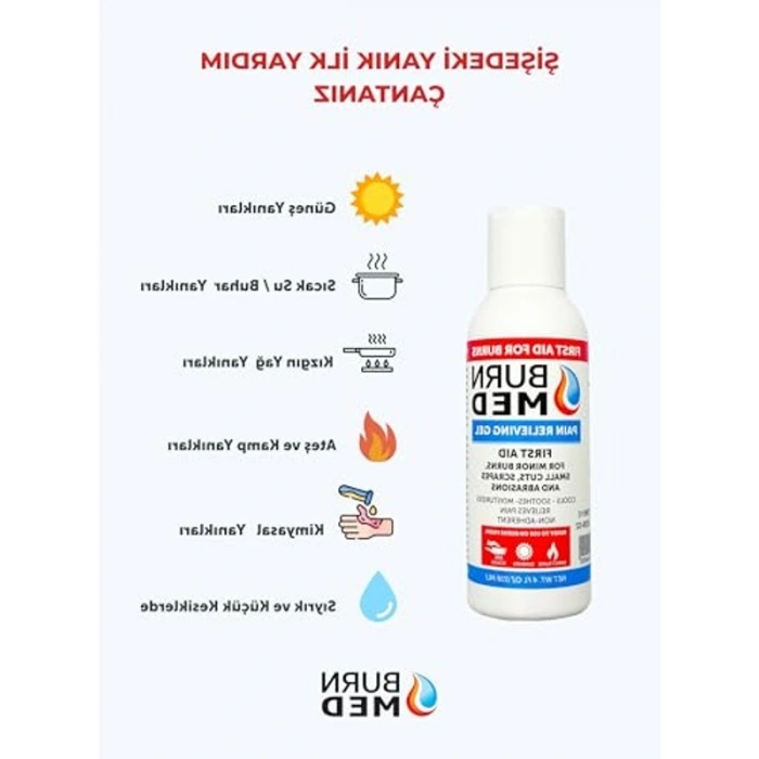 Yanık İlk Yardım Jeli, 118 ml Hacimde, Acil Kullanım