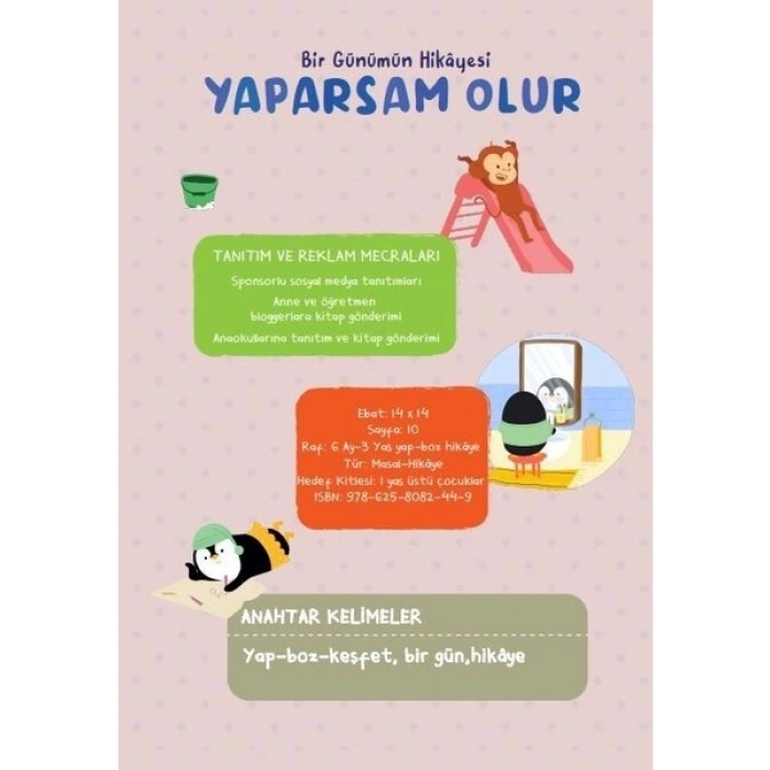 Yaparsam Olur Bir Günümün Hikayesi (Vik Vikli Kitap) - Mısra Karahan
