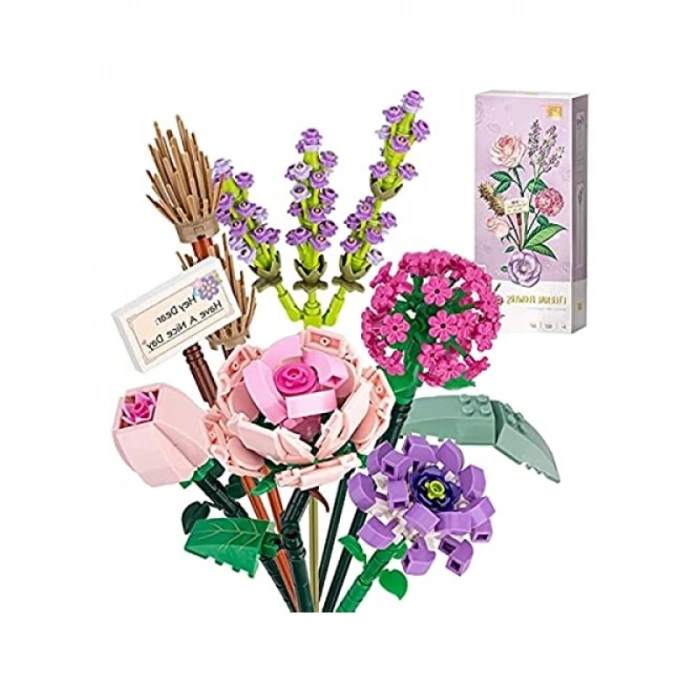 Yapay Çiçek Buketi Yapım Kiti, 547 Parça
